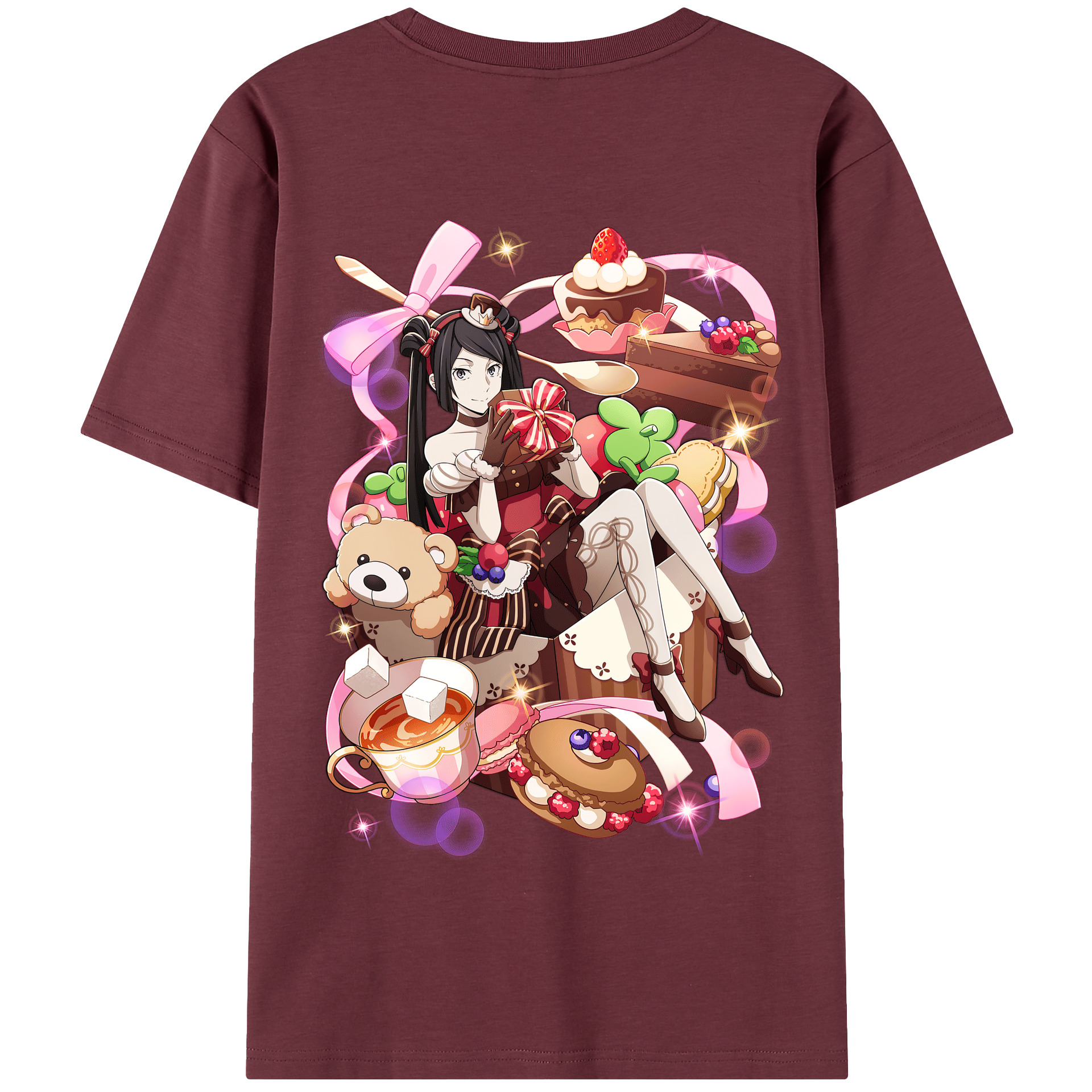 （画像用） 文豪ストレイドッグス Bungo Stray Dogs 綿100％半袖Tシャツ（背面プリント）